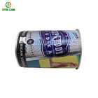 Tin Cans for Alcohol CMYK Glossy Lamination Alcohol Tin Boxes For Vodka Packaging
