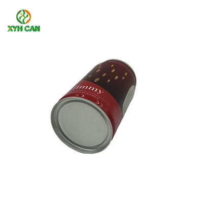 0.22mm Thickness Food Grade Tin Boxes for 300ML Beverage Drinks CMYK Removed Lid